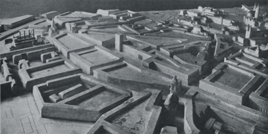 Geplanter Sanierungsdurchbruch in Dresden Altstadt 1931