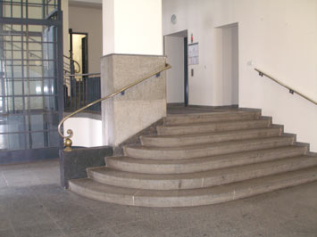 Treppenhaus im Gewerkschaftsgebäude