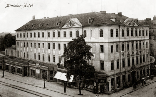 Foto: Dresden Altstadt-Ministerhotel von 1753, Ecke Seestrae / Johannesring