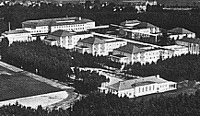Luftaufnahme der früheren
 Landesschule aus den Dreißiger Jahren