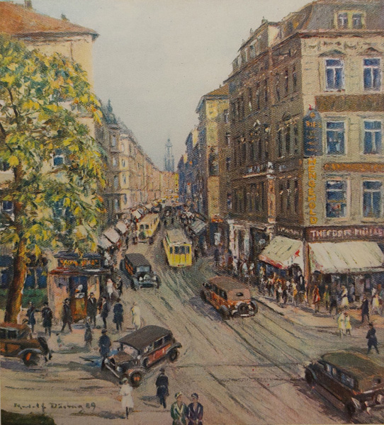 Gemlde von Rudolf Dring 1929 Seestrae Dresden 