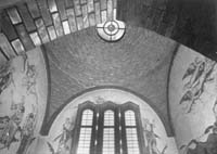 Taufkapelle mit Fresken von Hans Nadler, Aufn. 1956