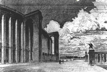 Architekt Andrae: Entwurf zum Stadion im Ostra-Gehege (1937), Nicht ausgeführt