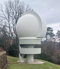 Sternwarte am Loschwitzer Elbhang "Wei�e Kugel" von 1969